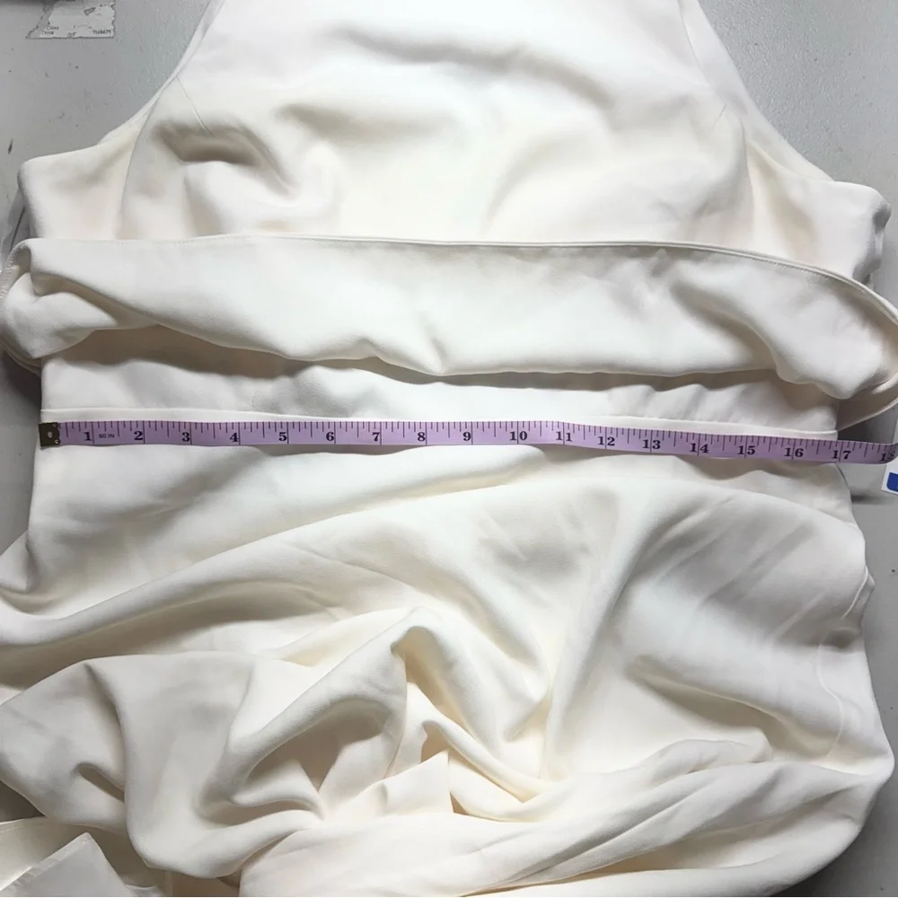 NWT Anthropologie BHLDN Jill Stuart Iva Crepe Maxi Dress Wedding Bridal 14 - Picture 17 of 17